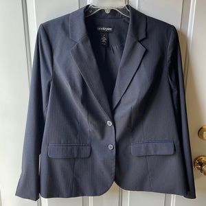 Lane Bryant Navy pinstripe blazer size 18